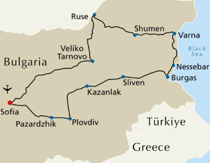 Bulgaria Map