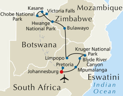 South Africa, Botswana & Zimbabwe